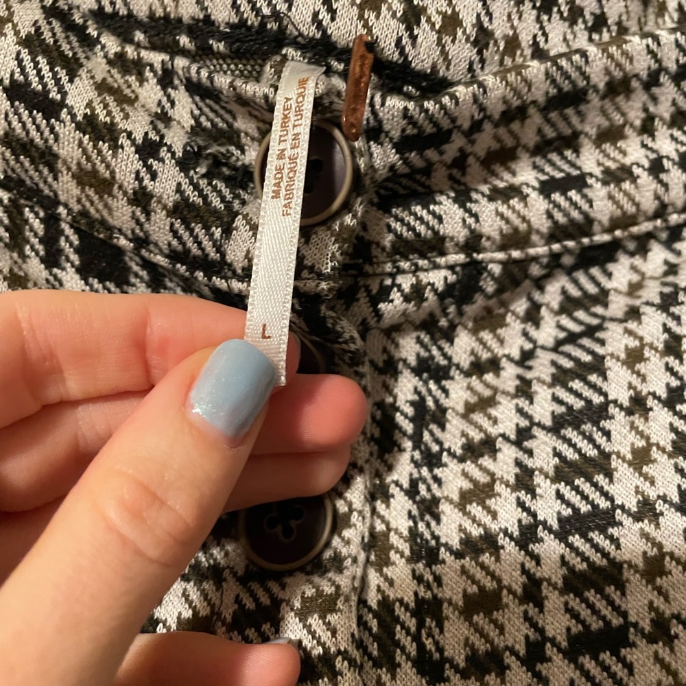 Free people plaid pants